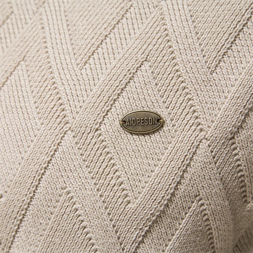 Daniel | Karierter Herrenpullover
