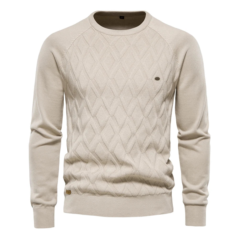 Daniel | Karierter Herrenpullover