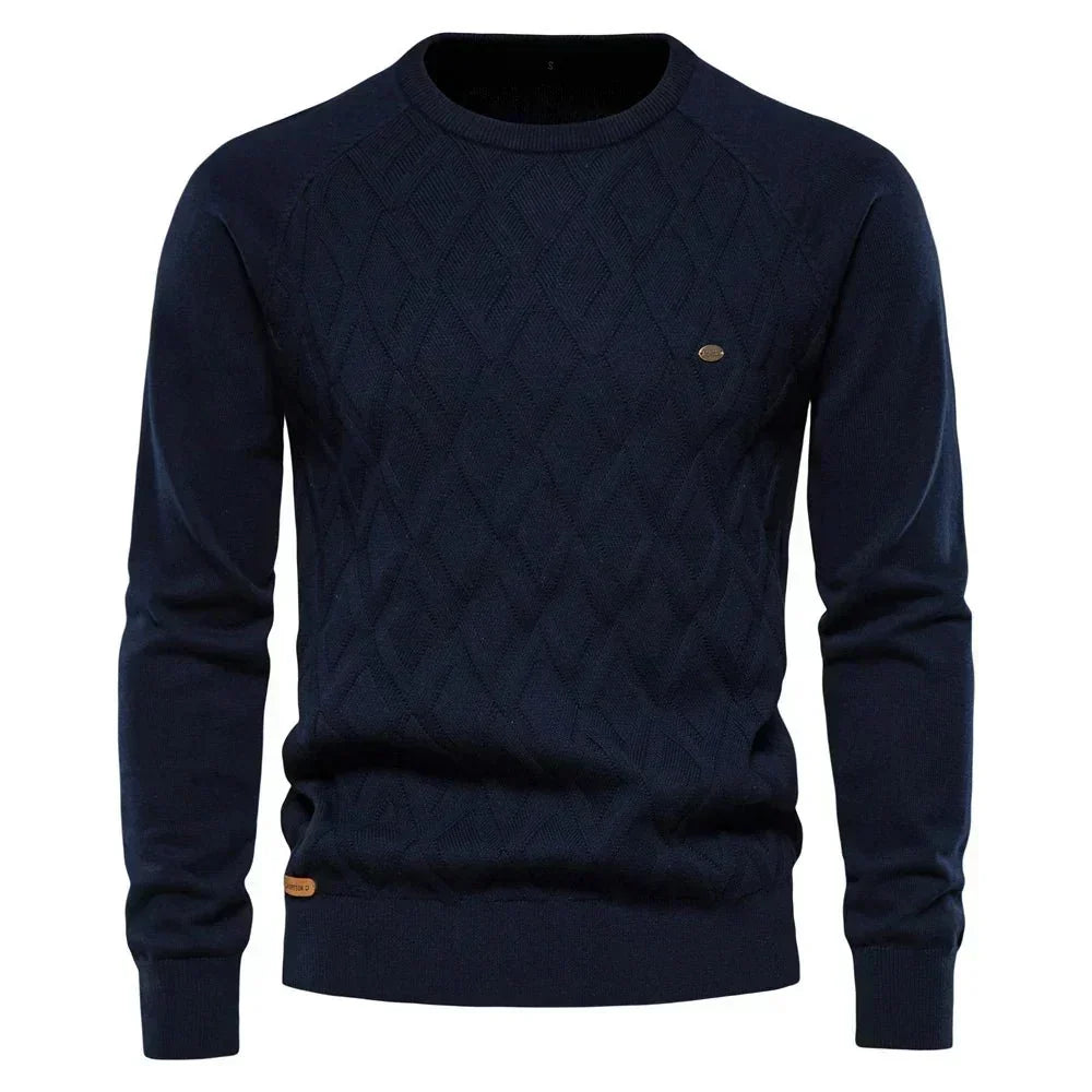 Daniel | Karierter Herrenpullover