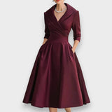 Alba | Limitierte Auflage Midi-Kleid für Frauen