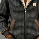 Bridgette | Gemütliche Texturierte Zip-Up Kapuzenjacke